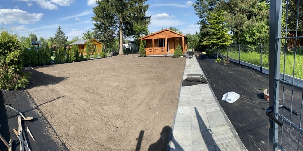 Realizacja systemu nawadniania w ogrodzie, Warszawa